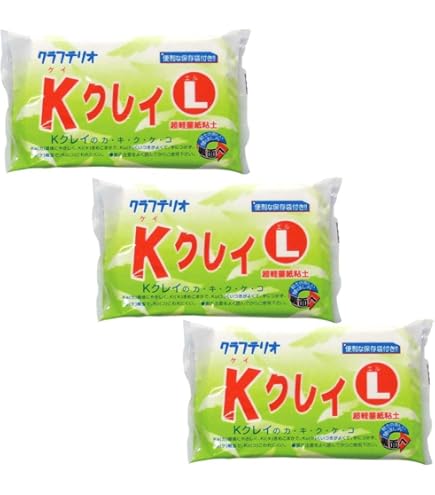 Amazon.co.jp: サンワ KクレイM 超軽量紙粘土 3個パック : ホビー